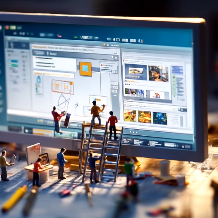 business website development image